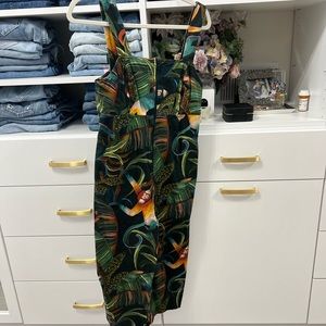 Farm Rio Jungle Print Jumpsuit XSP